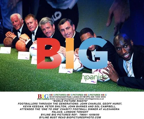 Footballers Through The Generations at Charity Dinner