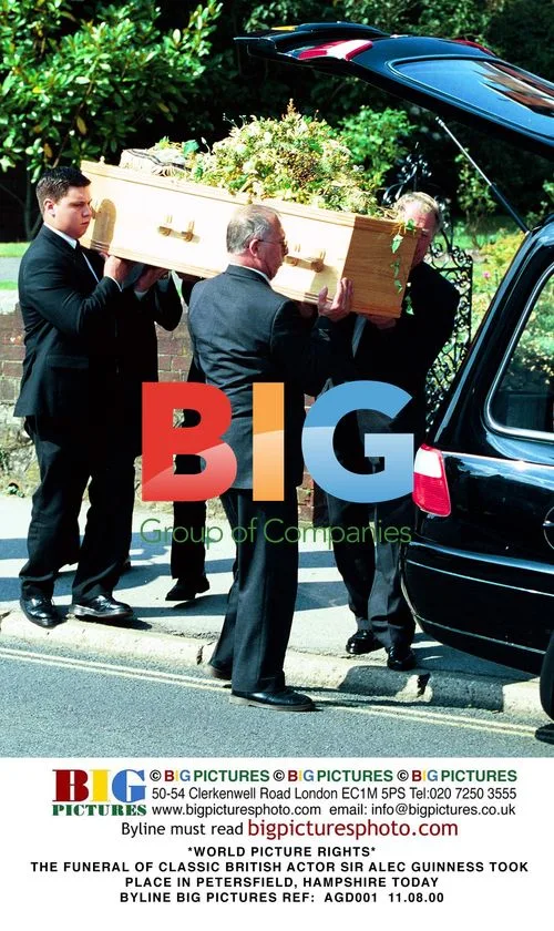 Funeral of Actor Sir Alec Guinness