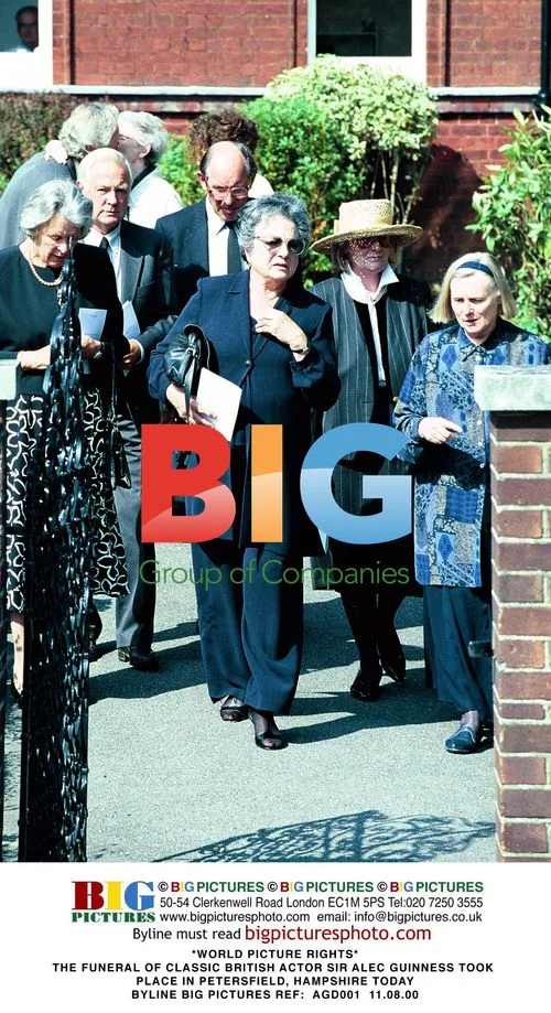 Funeral of actor Sir Alec Guinness