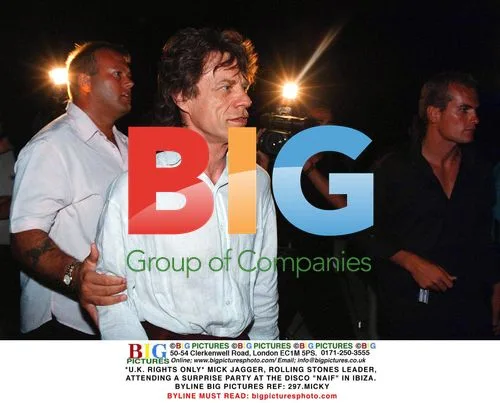 Mick Jagger at Surprise Party in Ibiza