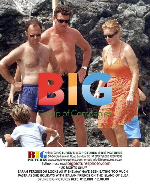 Sarah Ferguson on Elba Vacation