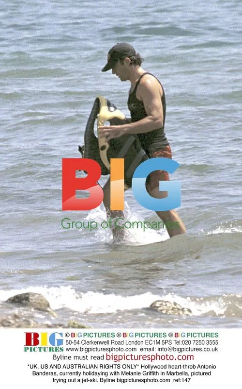Antonio Banderas on Jet-Ski in Marbella
