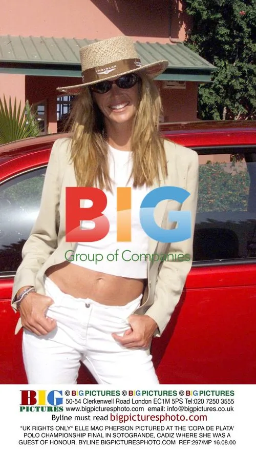 Elle Macpherson at Polo Final in Sotogrande