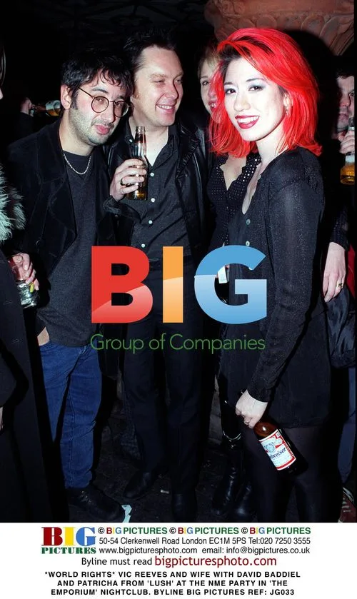 Vic Reeves and Wife with David Baddiel and Patricha