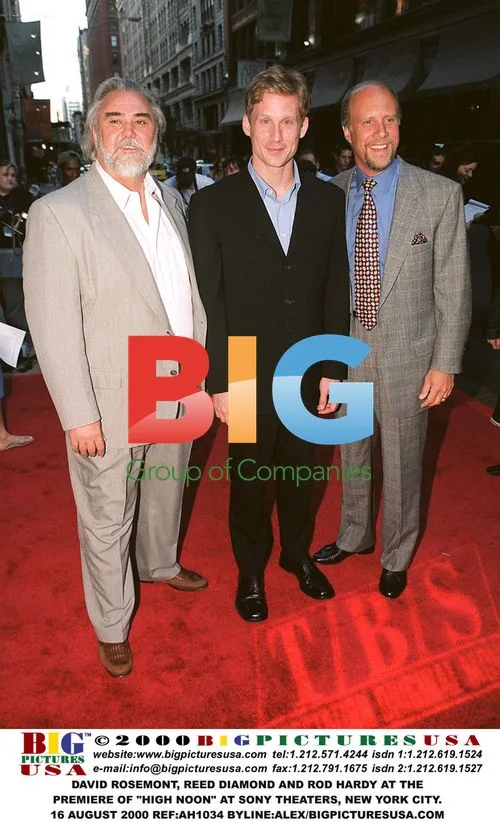 David Rosemont, Reed Diamond and Rod Hardy at "High Noon" premiere