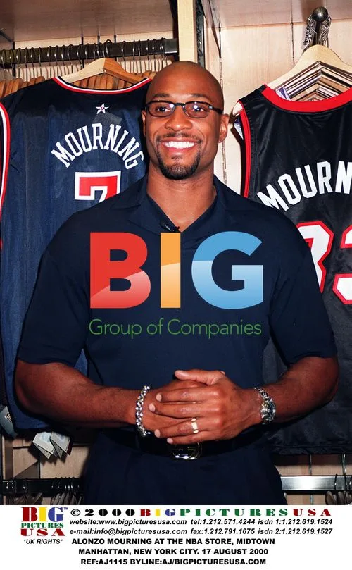 Alonzo Mourning at the NBA Store