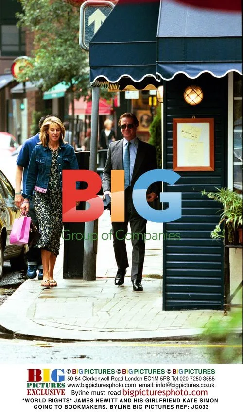 James Hewitt and Girlfriend Kate Simon Going to Bookmakers