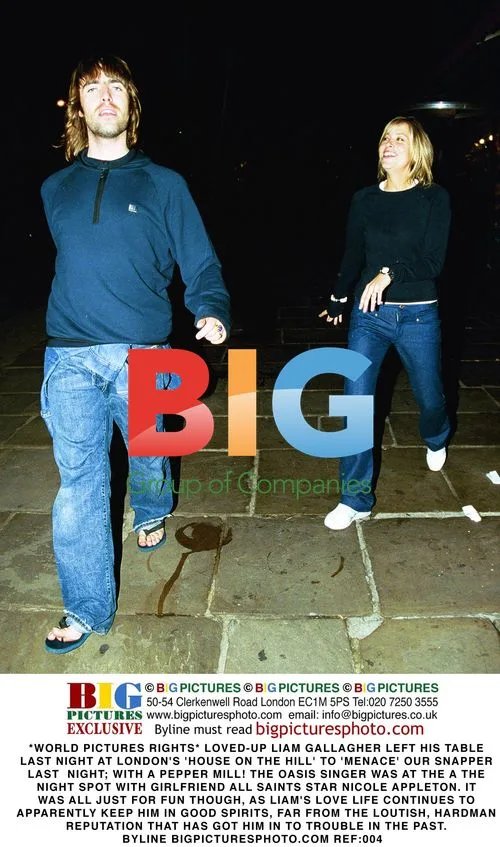 Liam Gallagher Playfully 'Menaces' Photographer