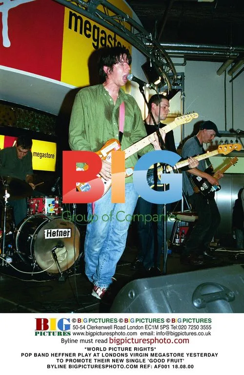 POP BAND HEFFNER PROMOTE NEW SINGLE AT VIRGIN MEGASTORE