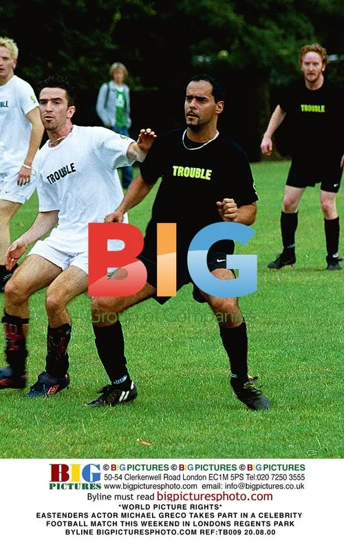 Michael Greco at Celebrity Football Match