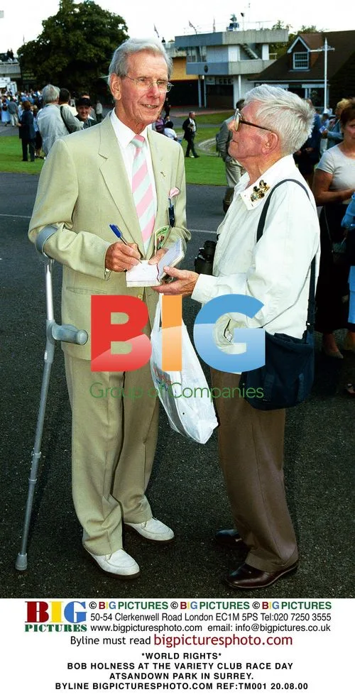 Bob Holness at Variety Club Race Day