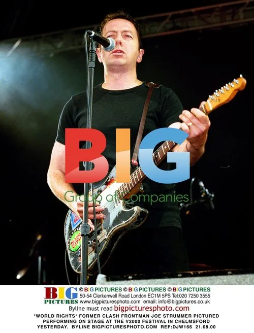 Joe Strummer Performing at V2000 Festival