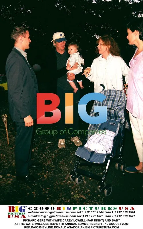 Richard Gere with wife Carey Lowell and baby