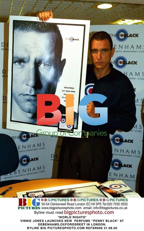 Vinnie Jones Launches "Penny Black" Perfume