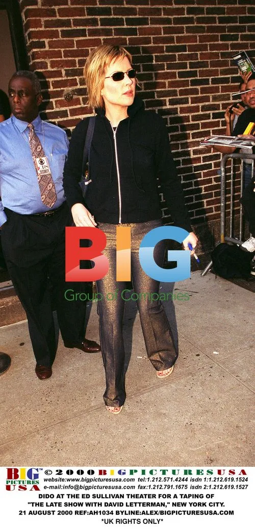 Dido at The Late Show taping in NYC