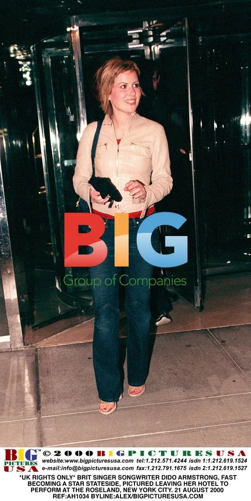 Dido Armstrong Leaves Hotel in NYC
