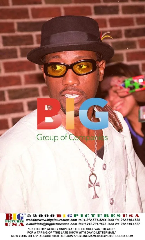 Wesley Snipes at The Late Show taping