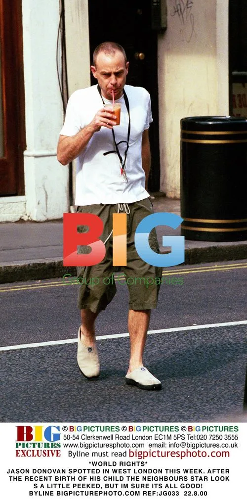 Jason Donovan spotted in west London