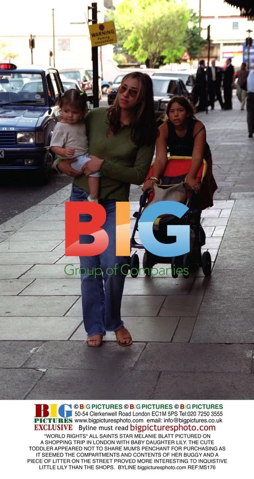 Melanie Blatt and Daughter Lily on Shopping Trip