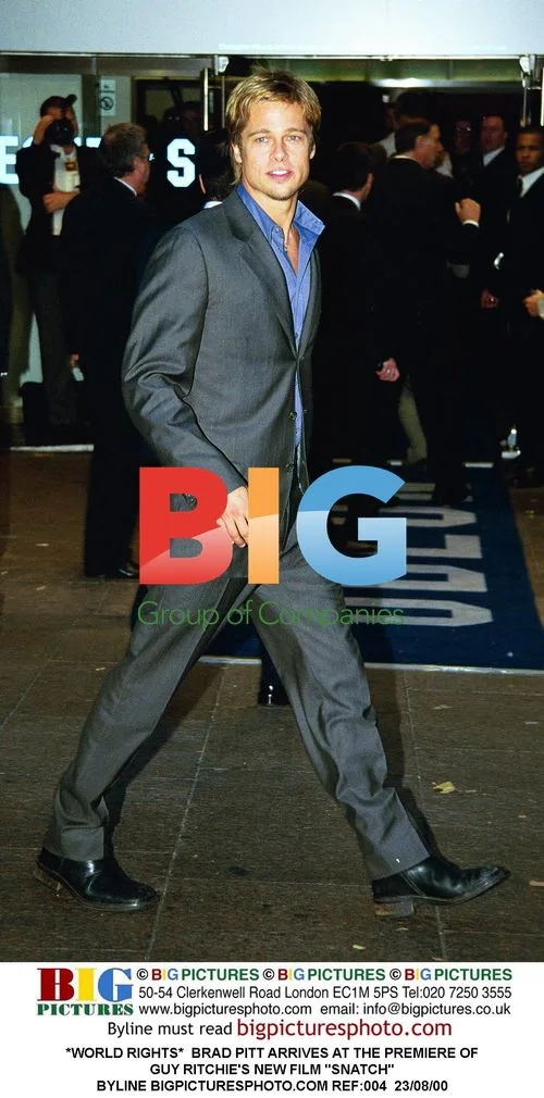 Brad Pitt at "Snatch" Premiere
