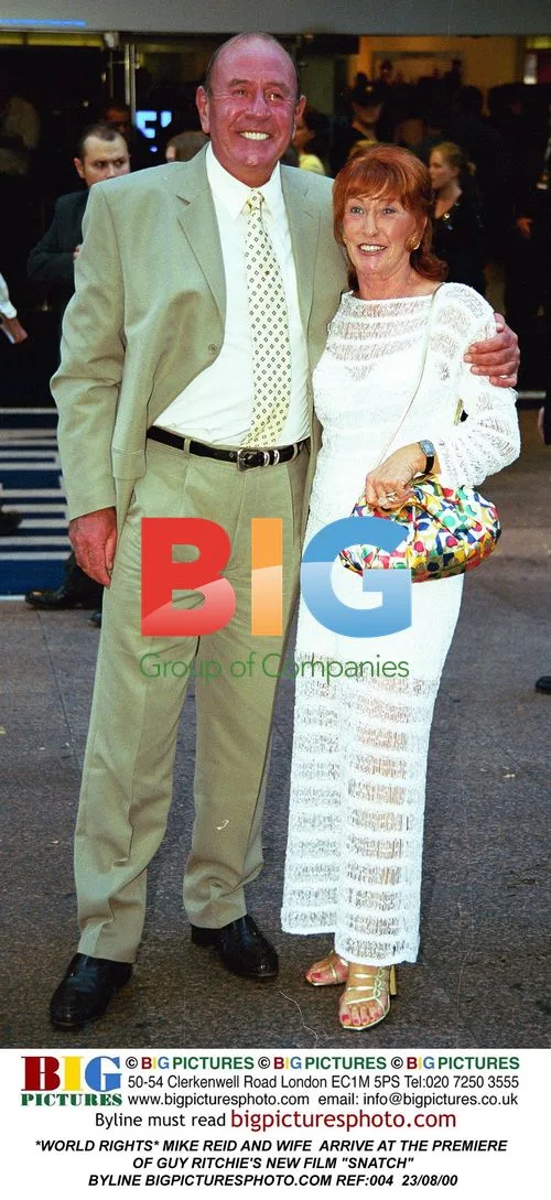 Mike Reid and wife at "Snatch" premiere