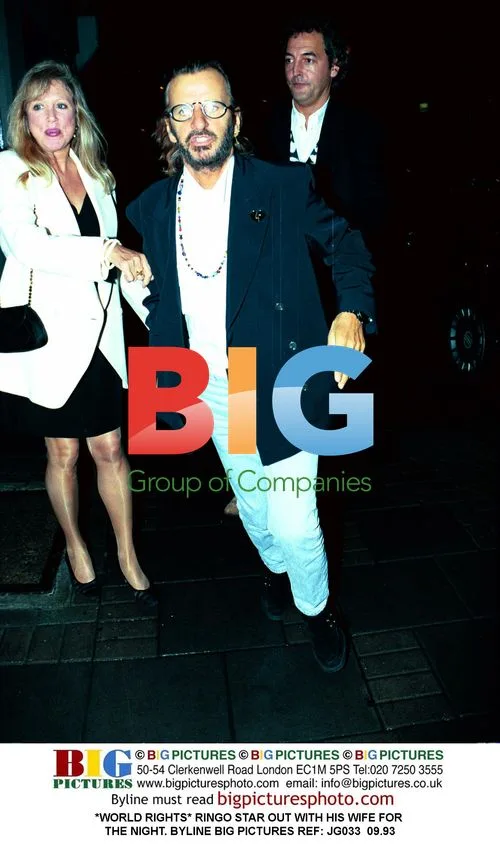 Ringo Starr out with wife