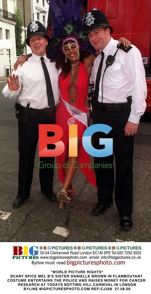 Scary Spice's Sister Danielle at Notting Hill Carnival