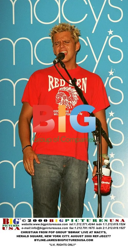 Christian from BBMAK performs at Macy's