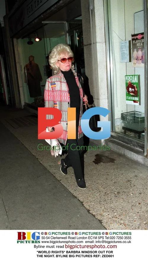 BARBRA WINDSOR Out for the Night
