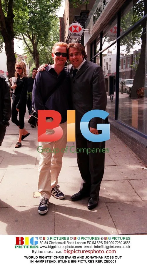 Chris Evans and Jonathan Ross in Hampstead