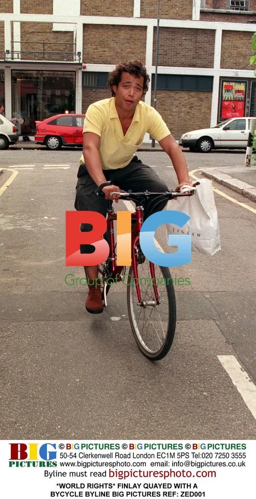 Finlay Quayed with Bicycle