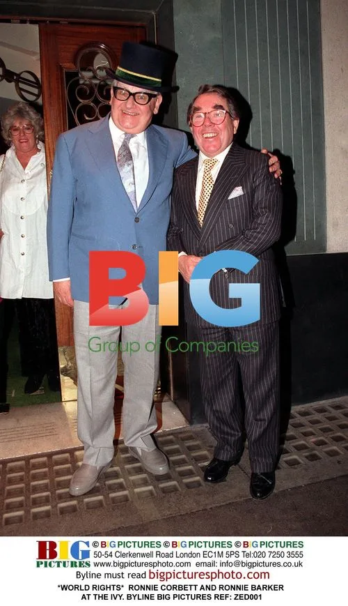 Ronnie Corbett and Ronnie Barker at The Ivy