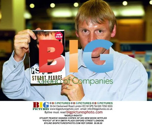 STUART PEARCE Signing New Book at W H Smith