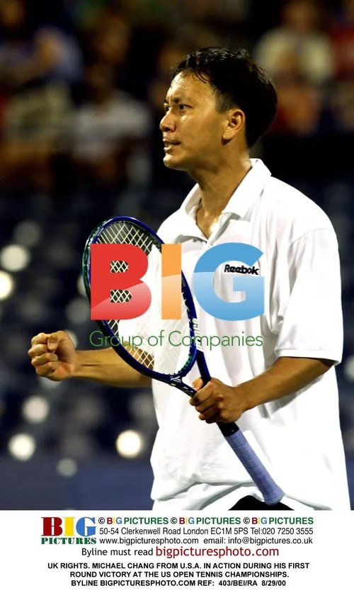 Michael Chang Playing at US Open