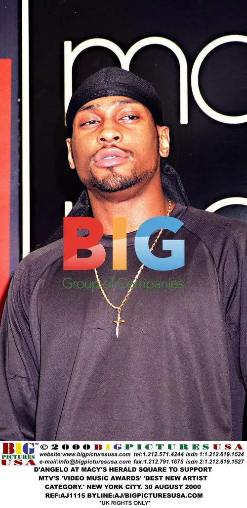 D'Angelo at Macy's for MTV VMA