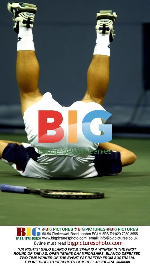 Galo Blanco Defeats Pat Rafter at U.S. Open