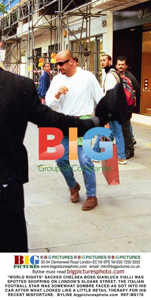 Sacked Chelsea Boss Gianluca Vialli Spotted Shopping