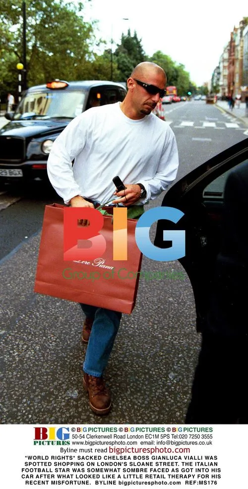 Sacked Chelsea Boss Gianluca Vialli Spotted Shopping