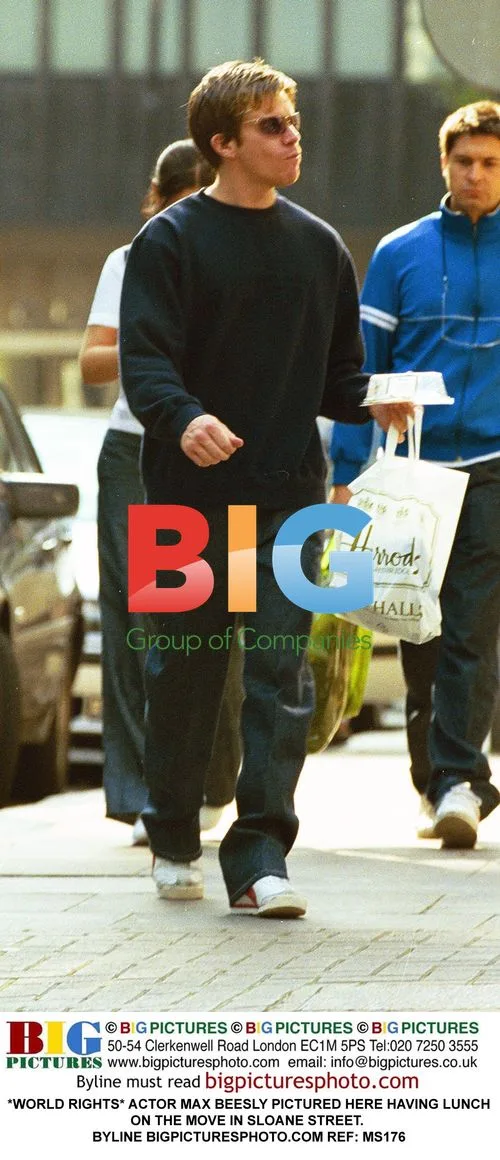 Actor Max Beesly Spotted on Sloane Street