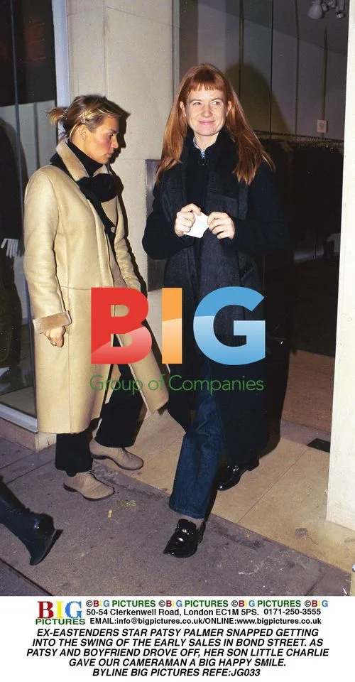 Patsy Palmer goes shopping on Bond Street