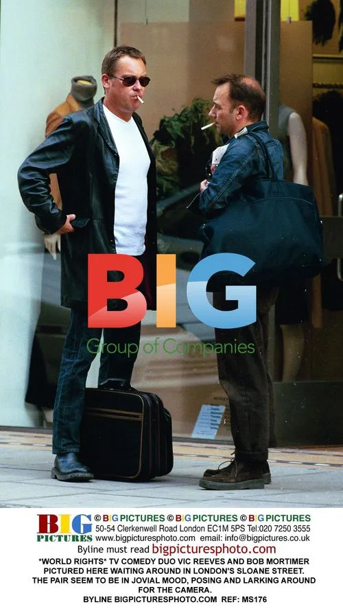 Vic Reeves and Bob Mortimer on Sloane Street