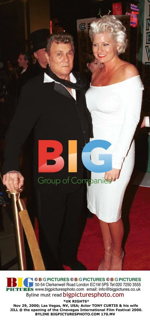 Tony Curtis & wife Jill at Cinevegas Film Festival