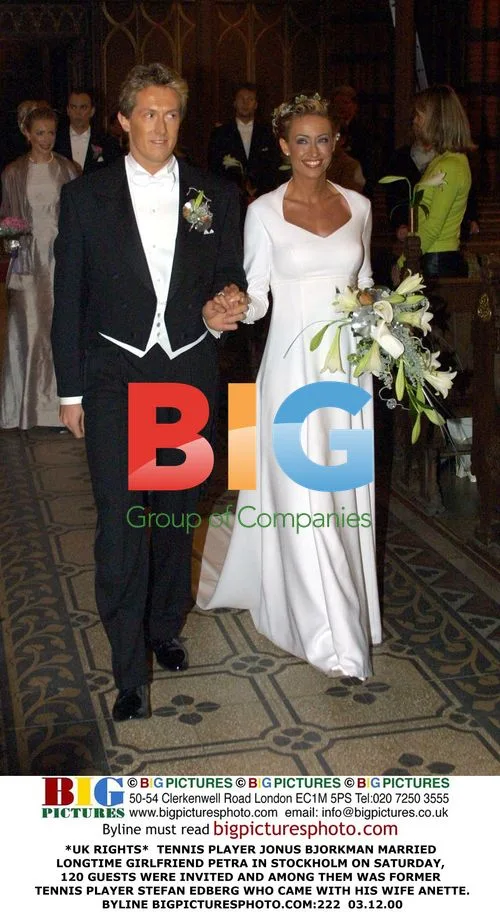 Jonus Bjorkman Marries Petra in Stockholm
