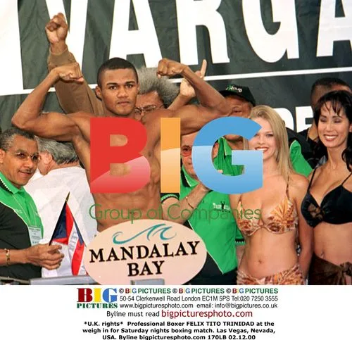 Felix Tito Trinidad at Weigh In