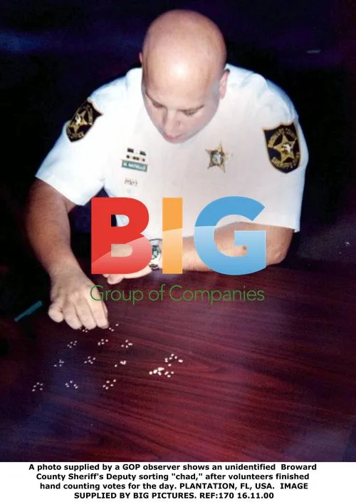 Broward County Sheriff's Deputy Sorting Chads