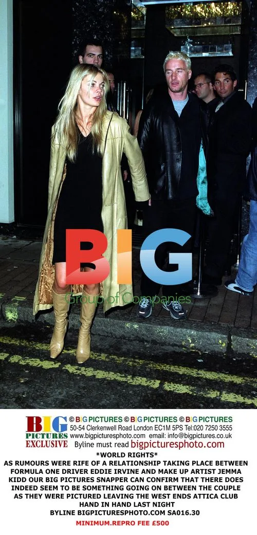 Eddie Irvine and Jemma Kidd Leaving Club