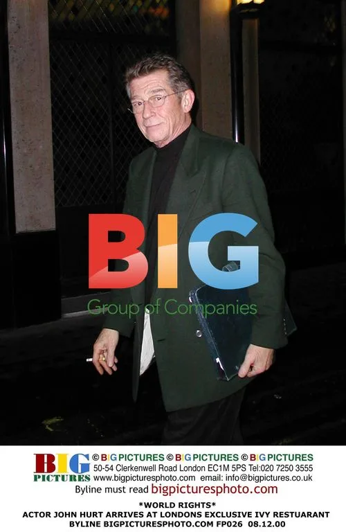 John Hurt arrives at London's Ivy Restaurant