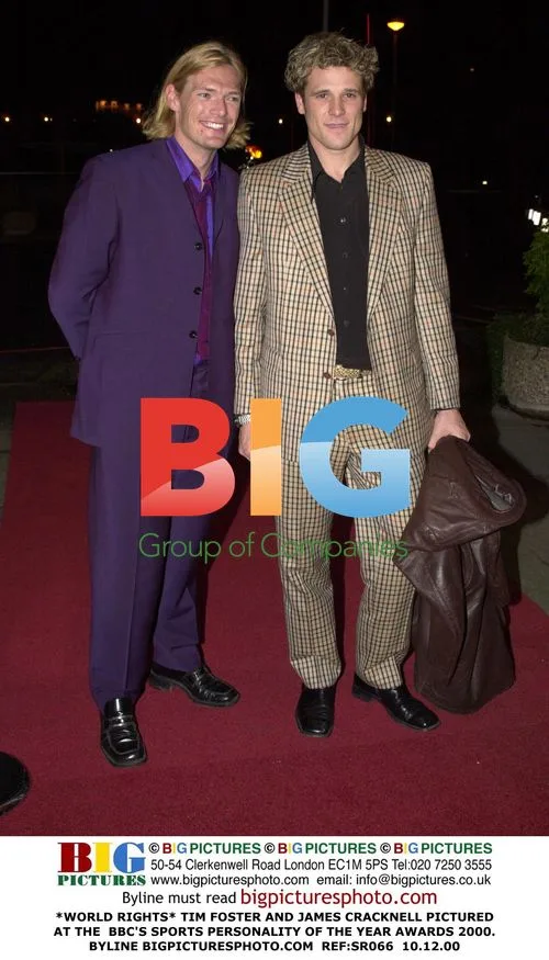Tim Foster and James Cracknell at BBC Sports Personality of the Year 2000