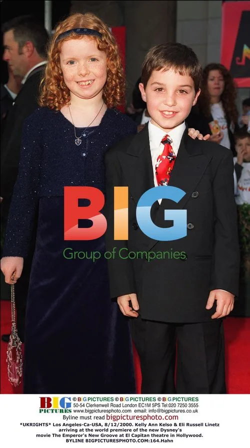Kelly Ann Kelso & Eli Russell Linetz at The Emperor's New Groove premiere