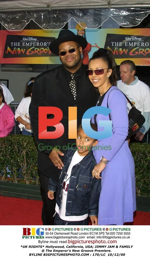 JIMMY JAM & FAMILY at Emperor's New Groove Premiere